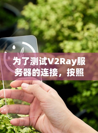 为了测试V2Ray服务器的连接,按照以下步骤进行操作