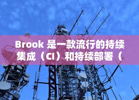 Brook 是一款流行的持续集成(CI)和持续部署(CD)工具,主要用于自动化测试、构建和部署。它支持多种编程语言和框架,适合开发者进行自动化测试和构建流程 Brook 是一款流行的持续集成(CI)和持续部署(CD)工具,主要用于自动化测试、构建和部署。它支持多种编程语言和框架,适合开发者进行自动化测试和构建流程