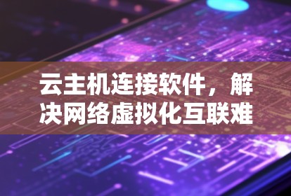云主机连接软件，解决网络虚拟化互联难题