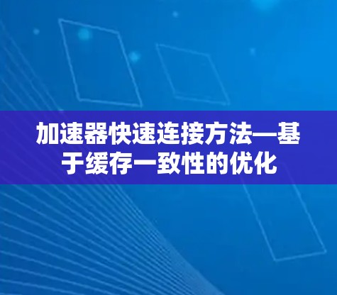 加速器快速连接方法—基于缓存一致性的优化