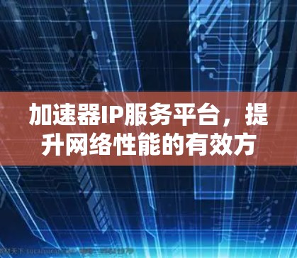 加速器IP服务平台,提升网络性能的有效方案 加速器IP服务平台,提升网络性能的有效方案