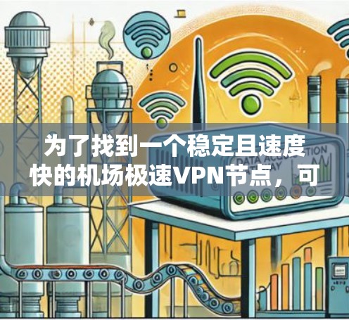 为了找到一个稳定且速度快的机场极速VPN节点,可以按照以下步骤进行